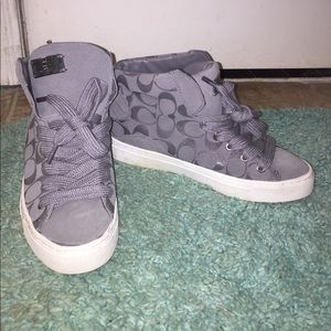 Coach high top sneakers
